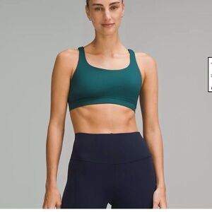 💚 lululemon Storm Teal Energy Sports Bra
